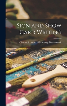 Hardcover Sign and Show Card Writing Book