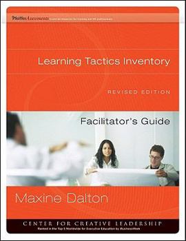 Paperback Learning Tactics Inventory Facilitator's Guide Set Book