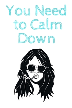 Paperback You Need to Calm Down Notebook: Taylor Swift Composition Journal, College Ruled Blank Lined Designer Notebook Journal Book