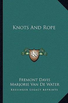 Paperback Knots And Rope Book