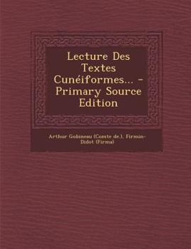 Paperback Lecture Des Textes Cuneiformes... - Primary Source Edition [French] Book