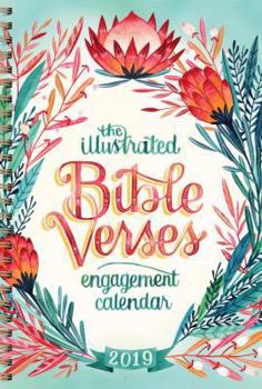 Calendar Illustrated Bible Verses Engagement Calendar 2019 Book