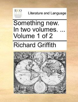 Paperback Something New. in Two Volumes. ... Volume 1 of 2 Book