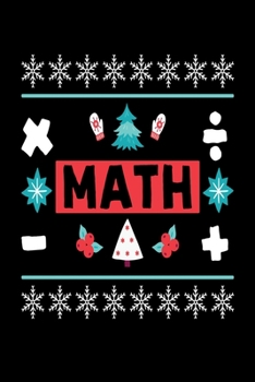 Paperback Math: Journal / Notebook / Diary Gift - 6"x9" - 120 pages - White Lined Paper - Matte Cover" Book