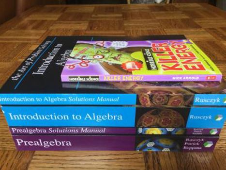 Paperback Art of Problem Solving Middle School Green 5-Book Set # 1 AoPS Prealgebra Algebra Introduction Intro Book