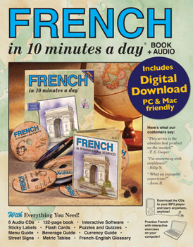 French in 10 Minutes a Day (10 Minutes a Day Series) - Book  of the 10 Minutes a Day