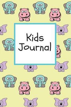 Paperback Kids Journal: Animal Cover Children's Lined Journal with Drawing Boxes Draw, Write, Doddle, Diary, Jotter, Ruled 100 Pages 6 X 9 Sma Book