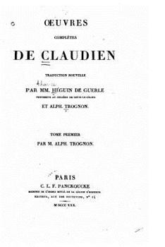 Paperback Oeuvres Complètes de Claudien [French] Book