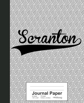 Paperback Journal Paper: SCRANTON Notebook Book