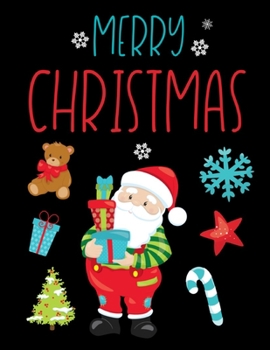 Merry Christmas: Cute Notebook Lined Journal Planner, Xmas Gifts For Kids Santa Claus