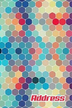 Address.: Address Book. (Vol. B17) Colorful Design. Glossy Cover,Contract Large Print, Font, 6" x 9" For Contacts, Addresses, Phone Numbers, Emails, Birthday And More.