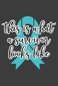 Writing About My Health Journey with Dysautonomia: College Ruled Notebook (This Is What A Survivor Looks Like Turquoise Awareness Ribbon Cover)
