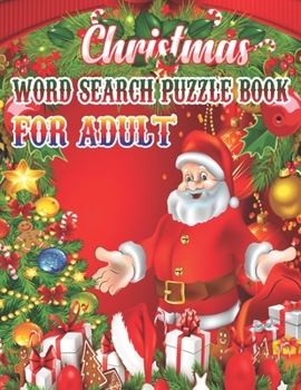Christmas Word Search Puzzle book For Adult: Word Search Puzzle book