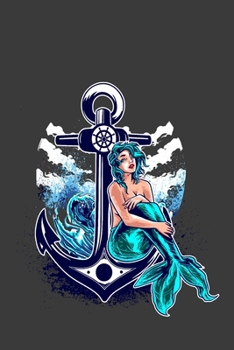 Meerjungfrau Notizbuch: 120 Seiten, Punktraster, A5, weißes  Papier (German Edition)