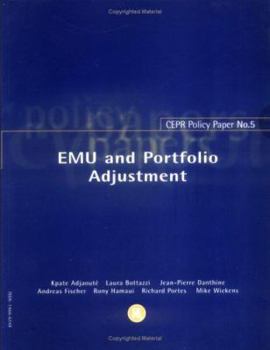 Paperback Emu and Portfolio Adjustment: Cepr Policy Paper No. 5 Book