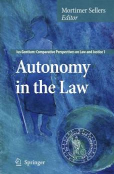 Paperback Autonomy in the Law Book