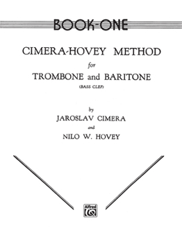 Paperback Cimera - Hovey Method for Trombone and Baritone, Bk 1 Book