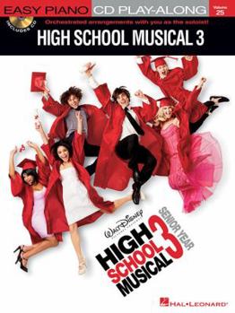 Paperback High School Musical 3: Easy Piano CD Play-Along Volume 25 Book