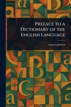 Paperback Preface to a Dictionary of the English Language Book