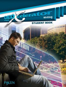Paperback GED Xcelerator Writing Book