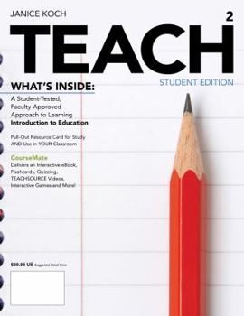 Paperback Teach (with Coursemate Printed Access Card) Book