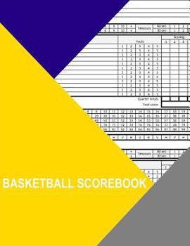 Paperback Basketball Scorebook: 350 Pages Book