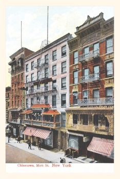Paperback Vintage Journal Mott Street, Chinatown, New York City Book