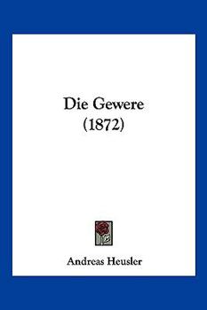 Paperback Die Gewere (1872) [German] Book