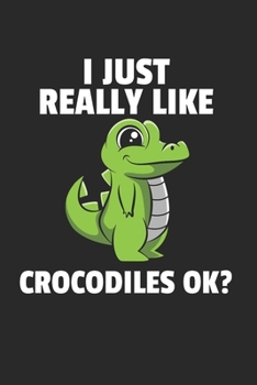 Krokodil Alligator Notizbuch: Krokodil Alligator Notizbuch f�r Liebhaber / Notizheft / Notizblock A5 (6x9in) Dotted Notebook / Punkteraster / 120 gepunktete Seiten