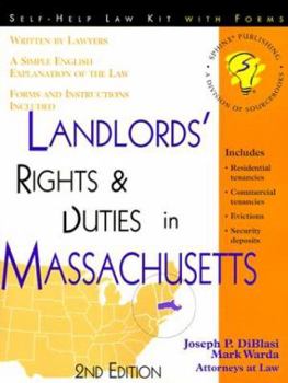 Paperback Landlords' Rights & Duties in Massachusetts: With Forms Book