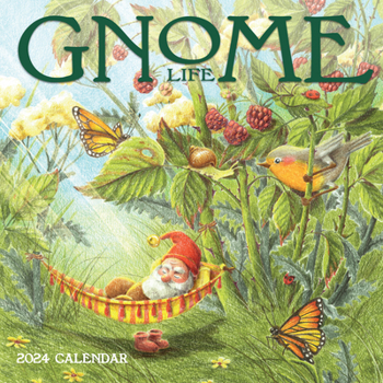 Calendar Gnome Life Wall Calendar 2024 Book