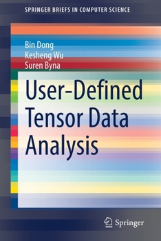 Paperback User-Defined Tensor Data Analysis Book