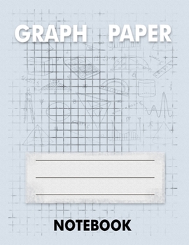 Paperback Graph Paper Notebook: Grid Paper Notebook, Quad Ruled, 100 Sheets (Large, 8.5 x 11), Grid Notebook Book