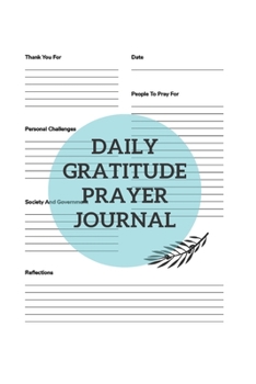 Paperback Daily Gratitude Prayer Journal Book