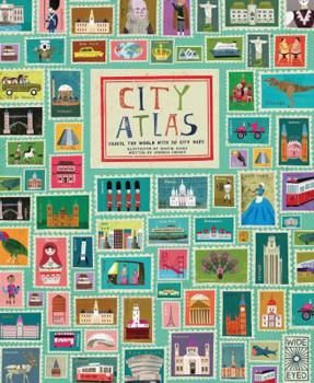 Hardcover City Atlas: Travel the World with 30 City Maps Book