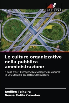 Paperback Le culture organizzative nella pubblica amministrazione [Italian] Book