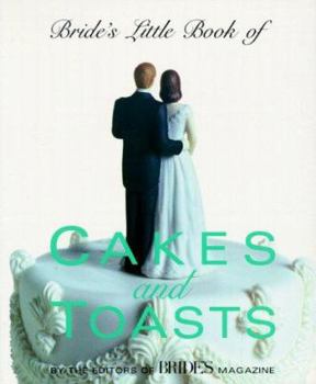 Hardcover Bride's Little Book of Cakes and Toasts Book