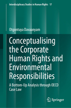Conceptualising the Corporate Human Rights and Environmental Responsibilities: A Bottom-Up Analysis through OECD Case Law (Interdisciplinary Studies in Human Rights, 17)