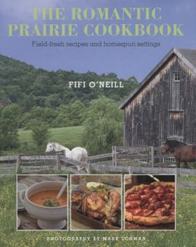 Hardcover Romantic Prairie Style Cookbook Book
