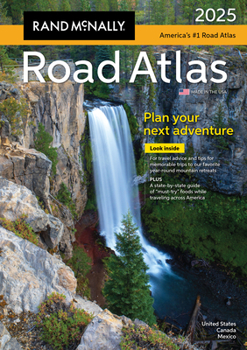 Paperback Rand McNally 2025 Road Atlas Book