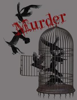 Paperback A Murder of Crows College Ruled Notebook: 8.5 x 11 inch Composition Style Notebook: 100 Sheets, 200 pages Book