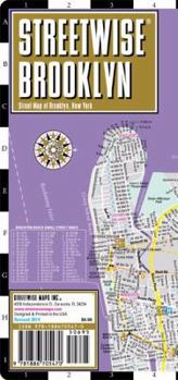 Map Streetwise Brooklyn Map - Laminated City Street Map of Brooklyn, New York: Folding Pocket Size Travel Map Book