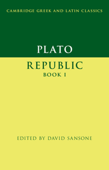 Hardcover Plato: Republic Book I Book