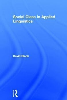 Hardcover Social Class in Applied Linguistics Book