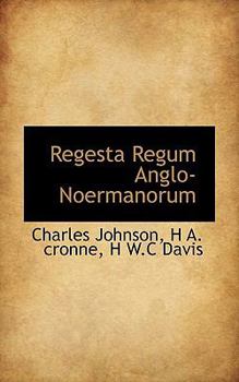 Paperback Regesta Regum Anglo-Noermanorum Book