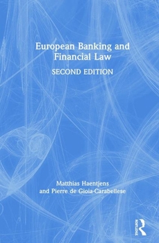 Hardcover European Banking and Financial Law 2e Book