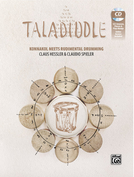 Paperback Taladiddle: Konnakol Meets Rudimental Drumming, Book, CD & Online Audio & Poster Book