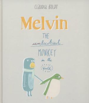 Hardcover Melvin: The Luckiest Monkey in the World Book