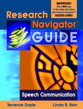 Paperback Research Navigator Guide: Speech Communication Book