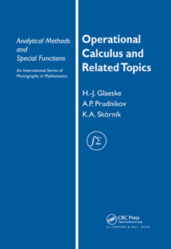Paperback Operational Calculus and Related Topics Book